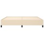 Cream fabric bed frame 200x200 cm by vidaXL, Beds and slatted bases - Ref: Foro24-347095, Price: 128,15 €, Discount: %