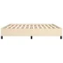 Bettrahmen aus cremefarbenem Stoff, 200 x 200 cm von vidaXL, Betten und Lattenroste - Ref: Foro24-347095, Preis: 126,35 €, Ra...