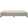 Estructura de cama de terciopelo gris claro 160x200 cm de vidaXL, Camas y somieres - Ref: Foro24-3121126, Precio: 129,32 €, D...