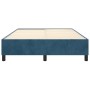 Estructura de cama de terciopelo azul 140x190 cm de vidaXL, Camas y somieres - Ref: Foro24-3121118, Precio: 122,67 €, Descuen...