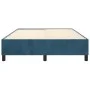 Estructura de cama de terciopelo azul 140x190 cm de vidaXL, Camas y somieres - Ref: Foro24-3121118, Precio: 117,53 €, Descuen...