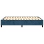Estructura de cama de terciopelo azul 140x190 cm de vidaXL, Camas y somieres - Ref: Foro24-3121118, Precio: 122,67 €, Descuen...