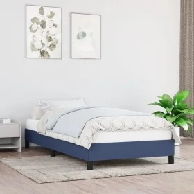 Black fabric bed frame 100x200 cm by vidaXL, Beds and slatted bases - Ref: Foro24-346702, Price: 77,48 €, Discount: %