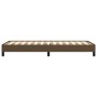 Estructura de cama de tela marrón 80x200 cm de vidaXL, Camas y somieres - Ref: Foro24-346675, Precio: 97,22 €, Descuento: %
