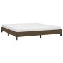 Bettgestell aus dunkelbraunem Stoff, 180 x 200 cm von vidaXL, Betten und Lattenroste - Ref: Foro24-346739, Preis: 118,29 €, R...