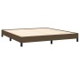 Bettgestell aus dunkelbraunem Stoff, 180 x 200 cm von vidaXL, Betten und Lattenroste - Ref: Foro24-346739, Preis: 118,29 €, R...
