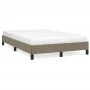 Taupe gray fabric bed frame 120x200 cm by vidaXL, Beds and slatted bases - Ref: Foro24-346708, Price: 95,26 €, Discount: %