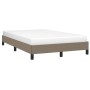 Taupe gray fabric bed frame 120x200 cm by vidaXL, Beds and slatted bases - Ref: Foro24-346708, Price: 90,39 €, Discount: %