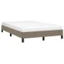 Taupe gray fabric bed frame 120x200 cm by vidaXL, Beds and slatted bases - Ref: Foro24-346708, Price: 95,26 €, Discount: %