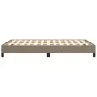 Taupe gray fabric bed frame 120x200 cm by vidaXL, Beds and slatted bases - Ref: Foro24-346708, Price: 95,26 €, Discount: %
