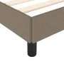 Taupe gray fabric bed frame 120x200 cm by vidaXL, Beds and slatted bases - Ref: Foro24-346708, Price: 95,26 €, Discount: %