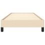Cream fabric bed frame 80x200 cm by vidaXL, Beds and slatted bases - Ref: Foro24-346677, Price: 95,23 €, Discount: %