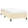 Cream fabric bed frame 80x200 cm by vidaXL, Beds and slatted bases - Ref: Foro24-347023, Price: 78,76 €, Discount: %
