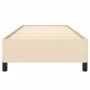 Cream fabric bed frame 80x200 cm by vidaXL, Beds and slatted bases - Ref: Foro24-347023, Price: 78,76 €, Discount: %