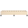 Cream fabric bed frame 80x200 cm by vidaXL, Beds and slatted bases - Ref: Foro24-347023, Price: 86,22 €, Discount: %