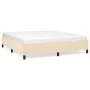 Estructura de cama tela color crema 180x200 cm de vidaXL, Camas y somieres - Ref: Foro24-347087, Precio: 131,68 €, Descuento: %