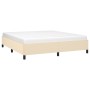 Cream fabric bed frame 180x200 cm by vidaXL, Beds and slatted bases - Ref: Foro24-347087, Price: 135,56 €, Discount: %
