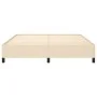 Estructura de cama tela color crema 180x200 cm de vidaXL, Camas y somieres - Ref: Foro24-347087, Precio: 131,68 €, Descuento: %