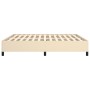 Cream fabric bed frame 180x200 cm by vidaXL, Beds and slatted bases - Ref: Foro24-347087, Price: 135,56 €, Discount: %