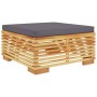 12-teiliges Gartenmöbel-Set und Kissen aus massivem Teakholz von vidaXL, Gartensets - Ref: Foro24-3100888, Preis: 2,00 €, Rab...