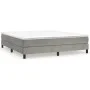 Light gray velvet bed frame 180x200 cm by vidaXL, Beds and slatted bases - Ref: Foro24-3120784, Price: 124,65 €, Discount: %
