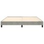 Estructura de cama de terciopelo gris claro 180x200 cm de vidaXL, Camas y somieres - Ref: Foro24-3120784, Precio: 118,92 €, D...