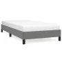 Estructura de cama de tela gris oscura 90x200 cm de vidaXL, Camas y somieres - Ref: Foro24-346689, Precio: 69,59 €, Descuento: %