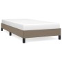 Taupe gray fabric bed frame 80x200 cm by vidaXL, Beds and slatted bases - Ref: Foro24-346676, Price: 87,08 €, Discount: %