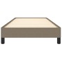 Taupe gray fabric bed frame 80x200 cm by vidaXL, Beds and slatted bases - Ref: Foro24-346676, Price: 87,08 €, Discount: %