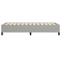 Light gray fabric bed frame 80x200 cm by vidaXL, Beds and slatted bases - Ref: Foro24-347018, Price: 93,61 €, Discount: %