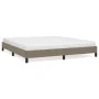Taupe gray fabric bed frame 180x200 cm by vidaXL, Beds and slatted bases - Ref: Foro24-346740, Price: 112,29 €, Discount: %