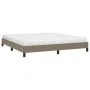 Taupe gray fabric bed frame 180x200 cm by vidaXL, Beds and slatted bases - Ref: Foro24-346740, Price: 112,29 €, Discount: %