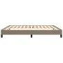 Taupe gray fabric bed frame 180x200 cm by vidaXL, Beds and slatted bases - Ref: Foro24-346740, Price: 112,29 €, Discount: %
