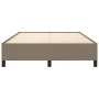 Taupe gray fabric bed frame 140x190 cm by vidaXL, Beds and slatted bases - Ref: Foro24-347062, Price: 119,19 €, Discount: %