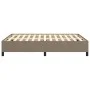 Taupe gray fabric bed frame 140x190 cm by vidaXL, Beds and slatted bases - Ref: Foro24-347062, Price: 119,19 €, Discount: %