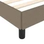 Taupe gray fabric bed frame 140x190 cm by vidaXL, Beds and slatted bases - Ref: Foro24-347062, Price: 119,19 €, Discount: %