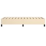 Cream fabric bed frame 90x200 cm by vidaXL, Beds and slatted bases - Ref: Foro24-347039, Price: 92,04 €, Discount: %