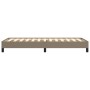 Taupe gray fabric bed frame 90x200 cm by vidaXL, Beds and slatted bases - Ref: Foro24-346692, Price: 81,42 €, Discount: %