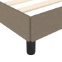 Taupe gray fabric bed frame 90x200 cm by vidaXL, Beds and slatted bases - Ref: Foro24-346692, Price: 81,42 €, Discount: %