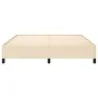 Cream fabric bed frame 160x200 cm by vidaXL, Beds and slatted bases - Ref: Foro24-347079, Price: 132,23 €, Discount: %