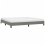 Dark gray fabric bed frame 200x200 cm by vidaXL, Beds and slatted bases - Ref: Foro24-346745, Price: 108,13 €, Discount: %