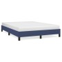 Blue taupe gray fabric bed frame 140x200 cm by vidaXL, Beds and slatted bases - Ref: Foro24-346726, Price: 102,49 €, Discount: %