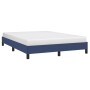 Blue taupe gray fabric bed frame 140x200 cm by vidaXL, Beds and slatted bases - Ref: Foro24-346726, Price: 102,49 €, Discount: %