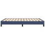 Blue taupe gray fabric bed frame 140x200 cm by vidaXL, Beds and slatted bases - Ref: Foro24-346726, Price: 102,49 €, Discount: %