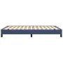Blue taupe gray fabric bed frame 140x200 cm by vidaXL, Beds and slatted bases - Ref: Foro24-346726, Price: 97,95 €, Discount: %