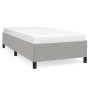 Light gray fabric bed frame 100x200 cm by vidaXL, Beds and slatted bases - Ref: Foro24-347042, Price: 76,28 €, Discount: %