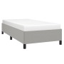 Light gray fabric bed frame 100x200 cm by vidaXL, Beds and slatted bases - Ref: Foro24-347042, Price: 76,28 €, Discount: %