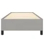 Estructura de cama de tela gris claro 100x200 cm de vidaXL, Camas y somieres - Ref: Foro24-347042, Precio: 74,64 €, Descuento: %