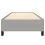 Light gray fabric bed frame 100x200 cm by vidaXL, Beds and slatted bases - Ref: Foro24-347042, Price: 76,28 €, Discount: %
