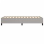 Light gray fabric bed frame 100x200 cm by vidaXL, Beds and slatted bases - Ref: Foro24-347042, Price: 76,28 €, Discount: %